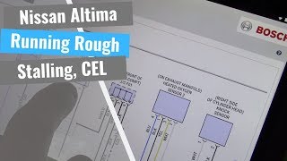 NIssan Altima 25 Runs Rough Stalls CEL On  Part I [upl. by Lorilyn]