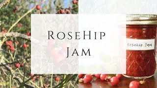 Homemade Rosehip Jam from wild Rose Hips [upl. by Aurthur]