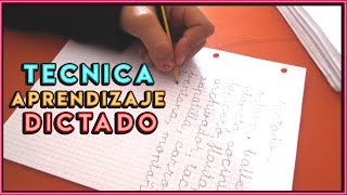 ESTRATEGIA DE APRENDIZAJE DICTADO  TIPOS DE DICTADO [upl. by Bethany436]