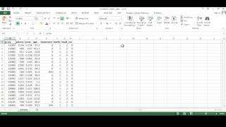 Creating a Correlation Table in Excel [upl. by Idnahc785]