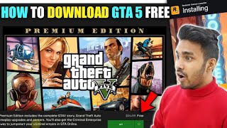 HOW TO DOWNLOAD GTA 5 FOR PC FREE  GTA V DOWNLOAD TECHNO GAMERZ [upl. by Christoffer]