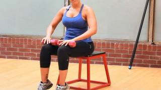 How to Do a Seated Calf Raise  Female Bodybuilding [upl. by Aleekahs763]