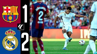 Barcelona 12 Real Madrid  HIGHLIGHTS  LaLiga 202324 [upl. by Tacklind]