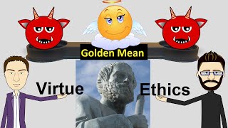 Aristotles Ethical Theory  Virtue Ethics Eudaimonia amp The Golden Mean [upl. by Nyletak333]