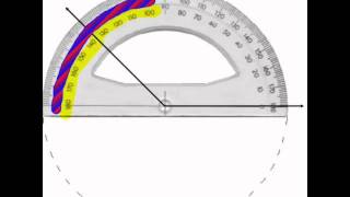 Measuring angles using protractors [upl. by Ingrim]