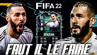 FIFA 22  SBC KARIM BENZEMA FLASHBACK  FAUT IL LE FAIRE [upl. by Ater]