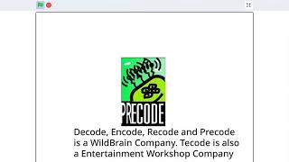DecodeEncodeRecodePrecode [upl. by Neelya219]