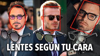 LENTES para HOMBRE según tu TIPO DE ROSTRO [upl. by Kathi]