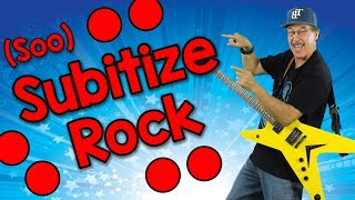 Subitize Rock soobitize  Math Song for Kids  Jack Hartmann [upl. by Lalaj]