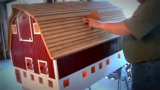 FARM SHOW  Kauffmans Wood Kreations Makes Awesome Toy Replicas of Real Barns [upl. by Aidni979]