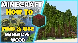 How to FIND and USE MANGROVE WOOD  Minecraft 119 Easy Tutorial [upl. by Barbabas]