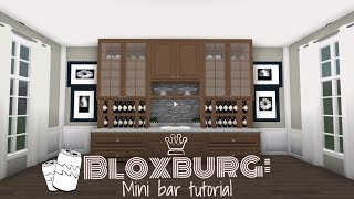 Roblox Bloxburg Mini bar tutorial [upl. by Aibsel282]