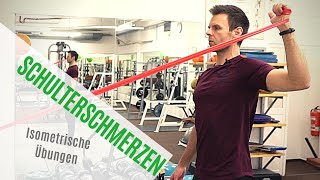 Schulterschmerzen  Isometrische amp dynamische Schulterübungen  Walk Outs [upl. by Adnolrehs983]