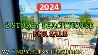 LFS 46  BEACH HOUSE FOR SALE IN PHILIPPINES  PROPERTY TOUR 2024 [upl. by Lucia]