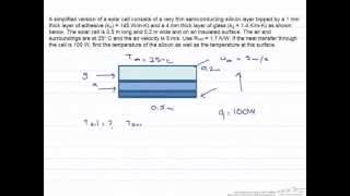 Solar Cell Part 1 Heat Transfer Coefficient [upl. by Fair576]