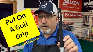 How To Put On A Golf Grip 2020 [upl. by Janith]