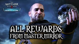 The Witcher 3 Wild Hunt  Hearts of Stone  All rewards from Master Mirror [upl. by Mojgan]