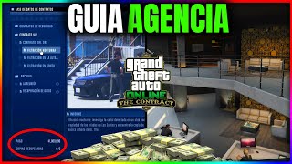 GTA5 Online  LA AGENCIA GUIA DE DINERO COMO GANAR MILLONES con LA AGENCIA DLC THE CONTRACT GTA [upl. by Taimi]