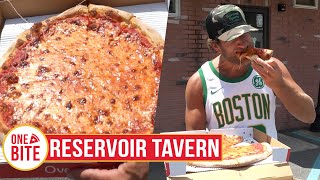 Barstool Pizza Review  Reservoir Tavern Boonton NJ [upl. by Idnahk619]