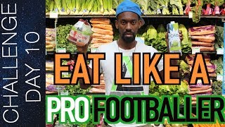 NUTRITION WHAT SOCCER PLAYERS SHOULD EAT  meal plan pre game meal etc  Day 10 [upl. by Maxantia]