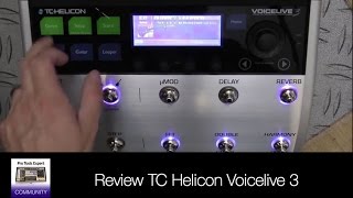 Review TC Helicon Voicelive 3 [upl. by Dlanigger]