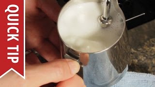 How to AutoFroth Milk for Lattes [upl. by Cutty691]