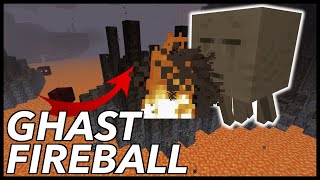 How To Deflect A Ghast Fireball In Minecraft [upl. by Archy]