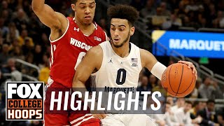 Marquette vs Wisconsin  FOX COLLEGE HOOPS HIGHLIGHTS [upl. by Gerianna59]