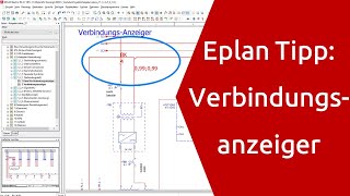 Eplan P8 Tipp  Verbindungsanzeiger Eplan P8 Tutorial [upl. by Iew897]