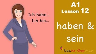 Learn German for beginners A1  Verb Conjugation Part 1  Lesson 12 [upl. by Greyso47]