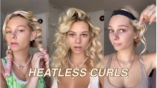 HOW I GET THE PERFECT HEATLESS CURLS [upl. by Lupien978]