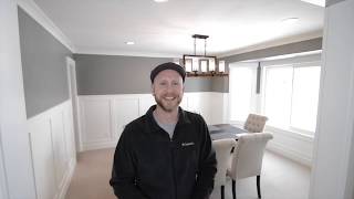 Dining Room Renovation wainscoting or Board and Batten [upl. by Grim]