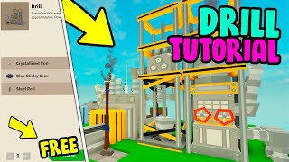 How to use the DRILL in Roblox Islands [upl. by Yticilef]