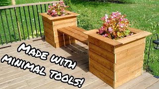 A Planter Bench anyone can make [upl. by Matteo913]