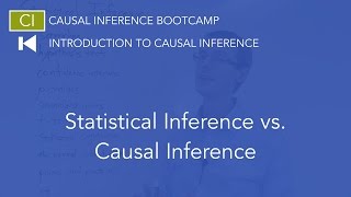 Statistical vs Causal Inference Causal Inference Bootcamp [upl. by Anilecram]