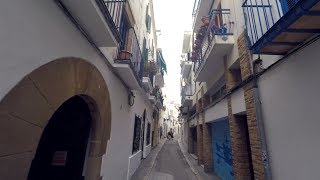 Walking Tour Sitges Catalonia Spain [upl. by Enal]