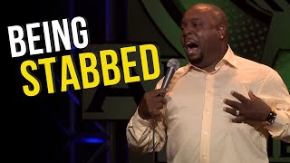 Being Stabbed  Arnez J Comedy [upl. by Anayhd]