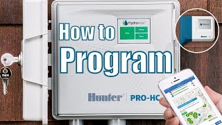 How to Program a Hunter ProHC Hydrawise [upl. by Mcdougall268]