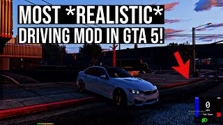 MOST REALISTIC DRIVING MOD IN GTA 5  Overview and tutorial for Smooth Driving V Mod  PC MOD [upl. by Newby]