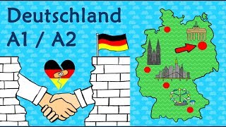 Deutsch A1  A2 Deutschland  Geographie amp Kultur  Learn German Geography amp Culture in Germany [upl. by Mallis36]