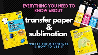 everything you need to know about transfer paper amp sublimation [upl. by Justine733]