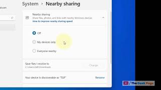 Enable Nearby Sharing in Windows 11 [upl. by Elokkin]