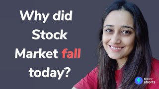 Why Stock Market Crashed today  Why did stock market fall today shorts [upl. by Airot244]