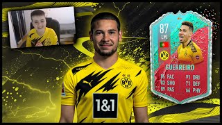 Raphael Guerreiro rates his FUT card  Erné´s FIFA interview [upl. by Nekcarb]