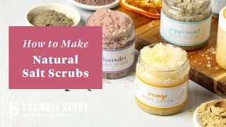 How to Make Natural Salt Scrub with Essential Oils  Bramble Berry DIY Kit [upl. by Tatia]