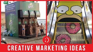 47 Creative Marketing and Guerilla Marketing Ideas Slideshow [upl. by Annairda637]