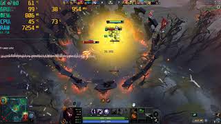 Dota 2  GeForce GT 710 2GB  1080p Max amp Low Settings FPS Benchmark Test [upl. by Yrak346]