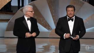 Steve Martin and Alec Baldwins Opening Monologue 2010 Oscars [upl. by Aiek780]