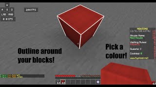 How to get an outline around your blocks in Lunar Client [upl. by Ahcim]