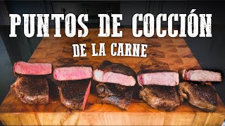 ¿Cuáles son los puntos de Cocción de la Carne  Slucook [upl. by Salvay]